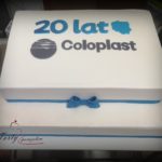 tort firmowy duży coloplast