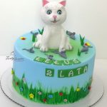 tort z kotkiem i myszkami