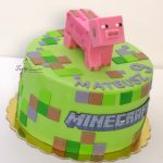 tort minecraft ze świnką