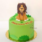 tort z królem lwem