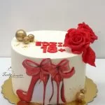 tort dla kobiety ze szpilkam