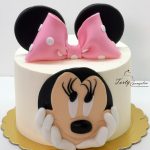 tort bez masu cukrowej Mini Mouse