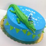 tort z krokodylem
