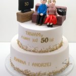 tort jubileuszowy na 50 rocznice ślubu