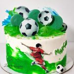 tort w stylu piłkarskim
