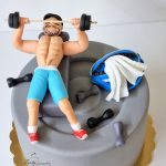tort siłownia dla faceta