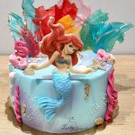 tort morski z syrenką Ariel