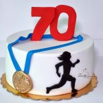 tort na 70 urodziny dla biegaczki